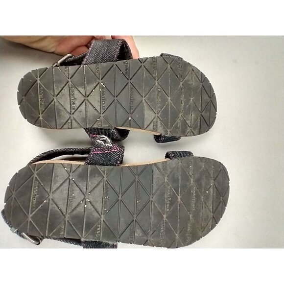 Minnetonka Harmony Black Sandals Toddler Girl's 11 youth - Picture 5 of 7